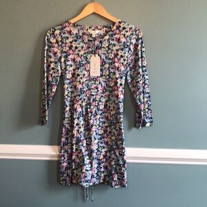NWT Seasalt Cornwall Early boat tunic shirt. Floral tie back. Size 6